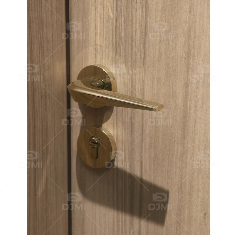 DJMI Foshan Factory Price Custom Color Wood Plastic Composite Sheesham Wood Door Designs