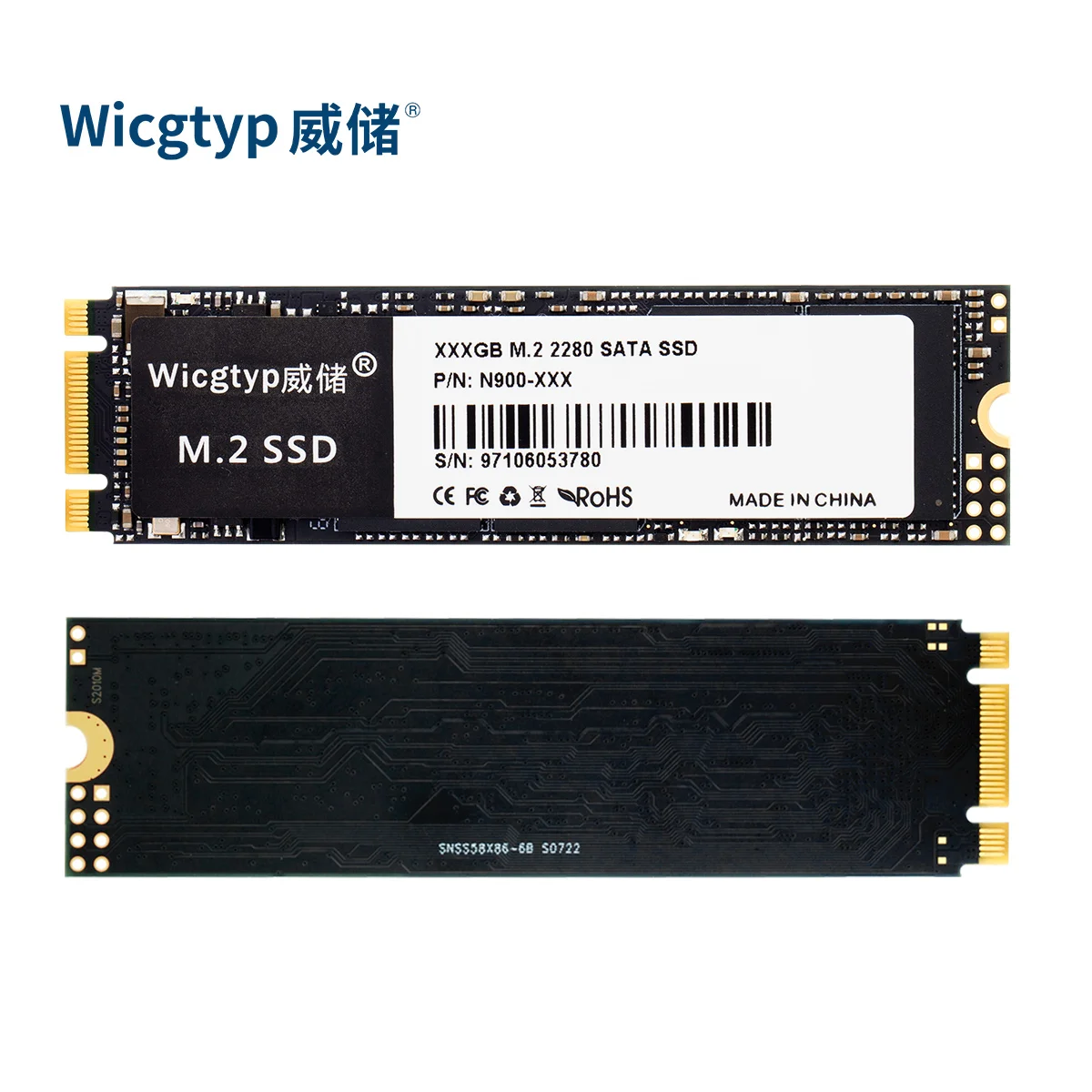 Wholesale M.2 SSD 1TB 2TB NGFF 2280 Internal Solid State Drive