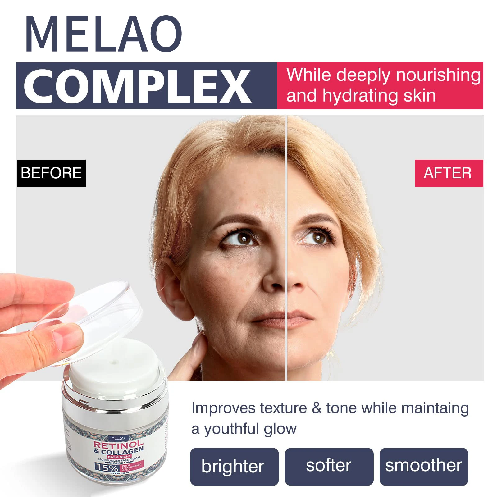 Custom Retinol Cream From Korea For Face With Hyaluronic Acid Collagen
