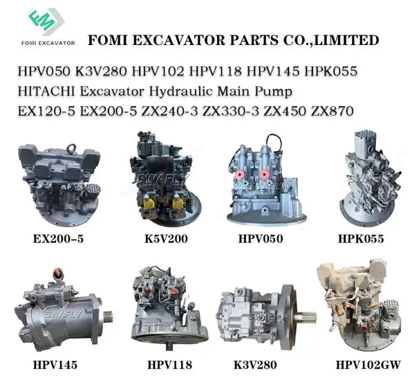 Hitachi Zx200-5g Air Conditioner Piston Pump For Excavator - Oem