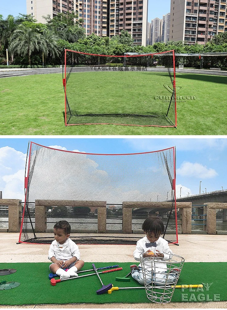 10*7ft Golf Practice Net Golf Baseball Portable Hitting Cage Swing Net