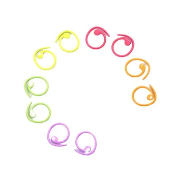 Factory Direct Spiral Needle Colorful Knitting Crochet Stitch Markers