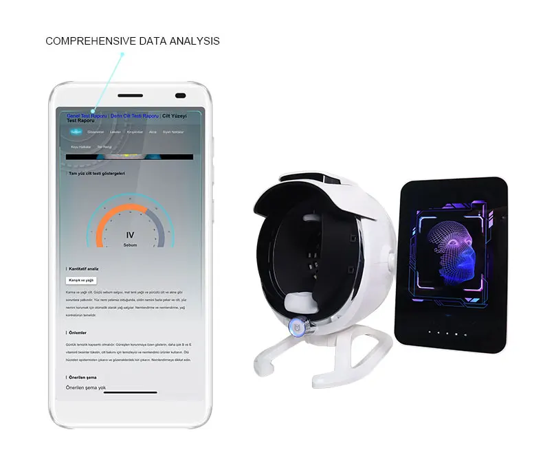 AI Smart 3D Facial Skin Analysis Machine - 28M Pixels H5f8e5b9074854b7d87fd01f0abed548ci