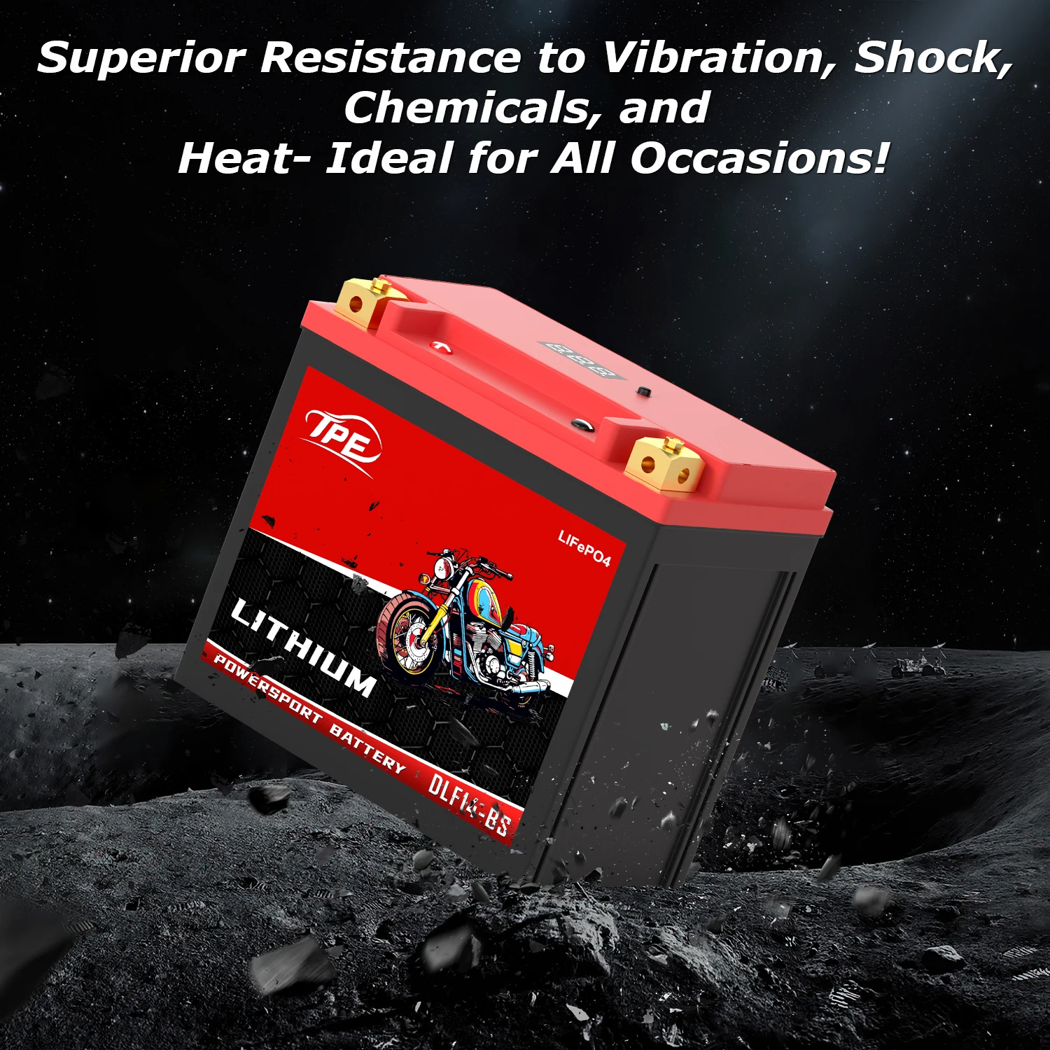 Wholesale Price Car Lithium Starting Battery 12.8V 6Ah  Lifepo4 Motorcycle Battery Lifepo4 details