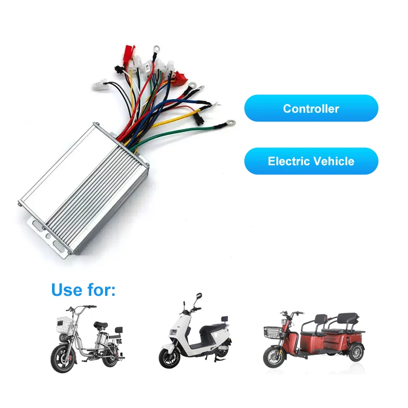 Other Electric Bicycle Parts 12tube 48v 60v 800w 35A 45A High-power E Scooter Parts Electric Scooter Controller