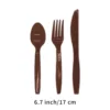 couteau marron * 10 pièces