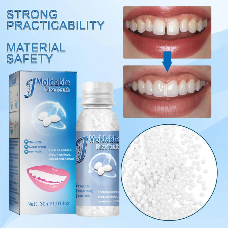 Jaysuing Temporary Tooth Replacement Material Tooth Filling Temp Replace Missing Denture Adhesive DIY Teeth Repair Materials