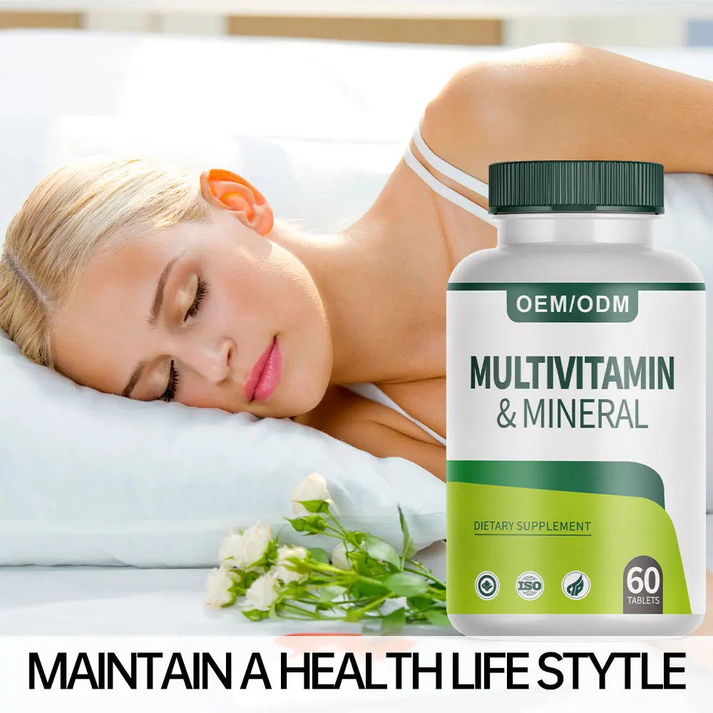 Factory High Quality Complex Vitamins and Minerals Supplement Adult Multivitamin Mineral Tablet