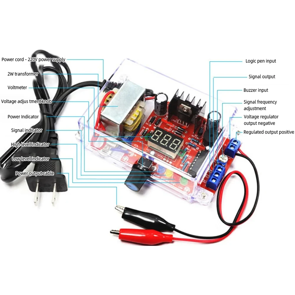 LM317 DIY Voltage Regulated Power Supply Electronic Kits