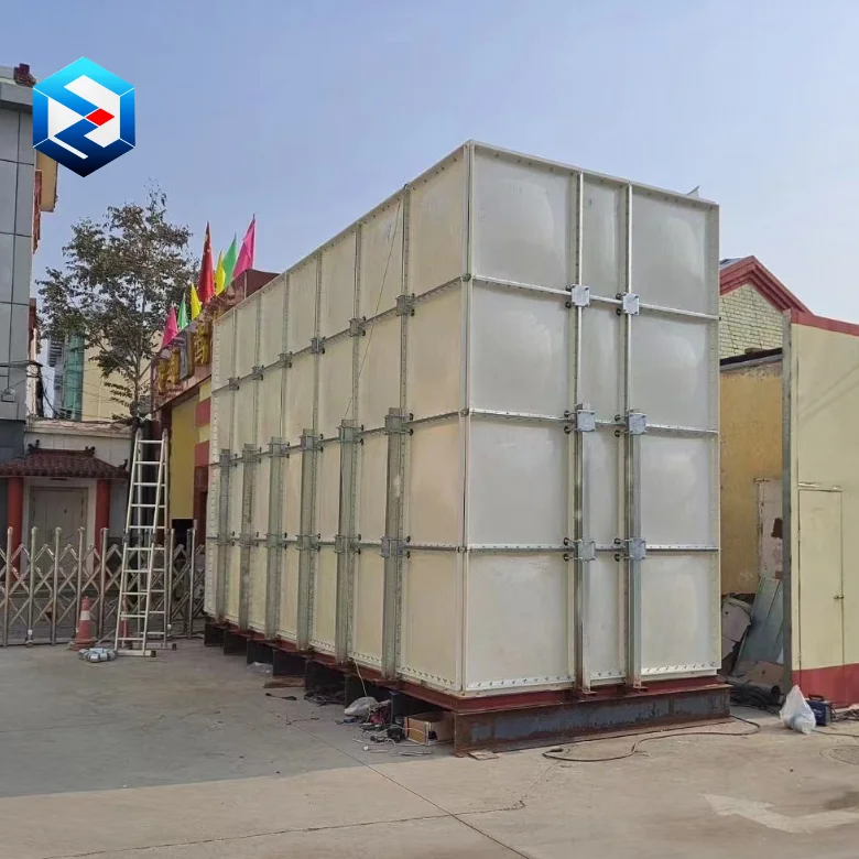 Секционный пластиковый резервуар для хранения воды из стекловолокна