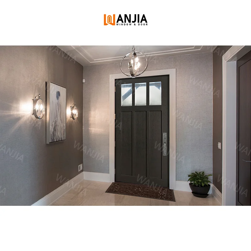 Latest Design Main Grill Gate Custom Doors Exterior Front Entry Wooden Doors Modem Exterior Front Wooden Doors