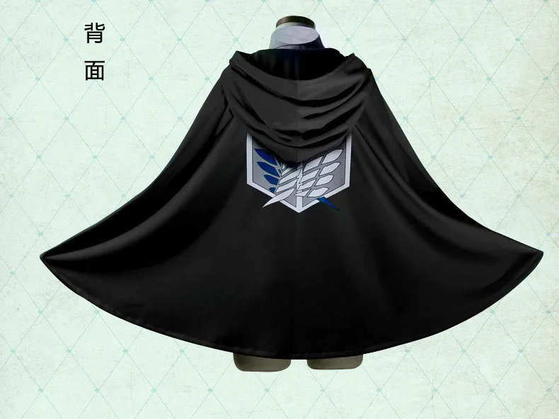 Anime Cosplay Survey Corps Hooded Flanel Cape Halloween Wings Printing Wearable Deken Anime Cosplay Survey Corps Hooded Flanel Cape Halloween Wings Printing Wearable Deken