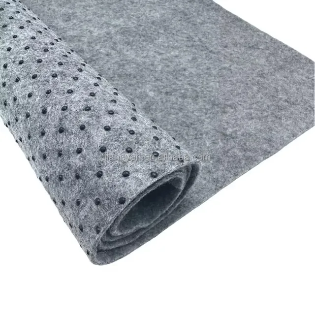 Non Slip Felt Carpet Backing Drop Plastic PVC dots Nonwoven Fabric Anti Slip Non Woven Fabric Carpet Carpet Felt Rug Pad