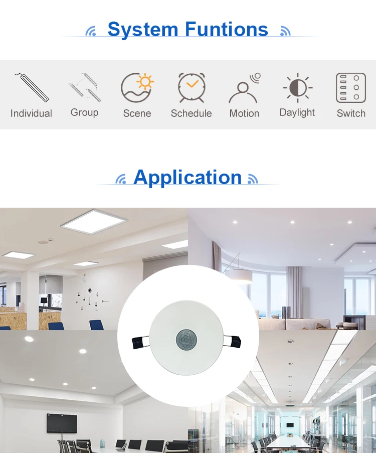 Smart Sensor Zigbee Motion Sensor Daylight Sensor Control System