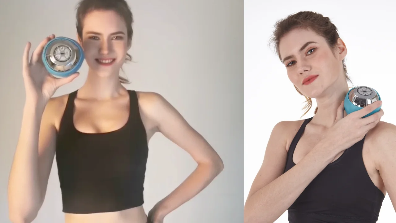 Best Seller Electric Rechargeable Battery Spiky Vibrating Yoga Massage