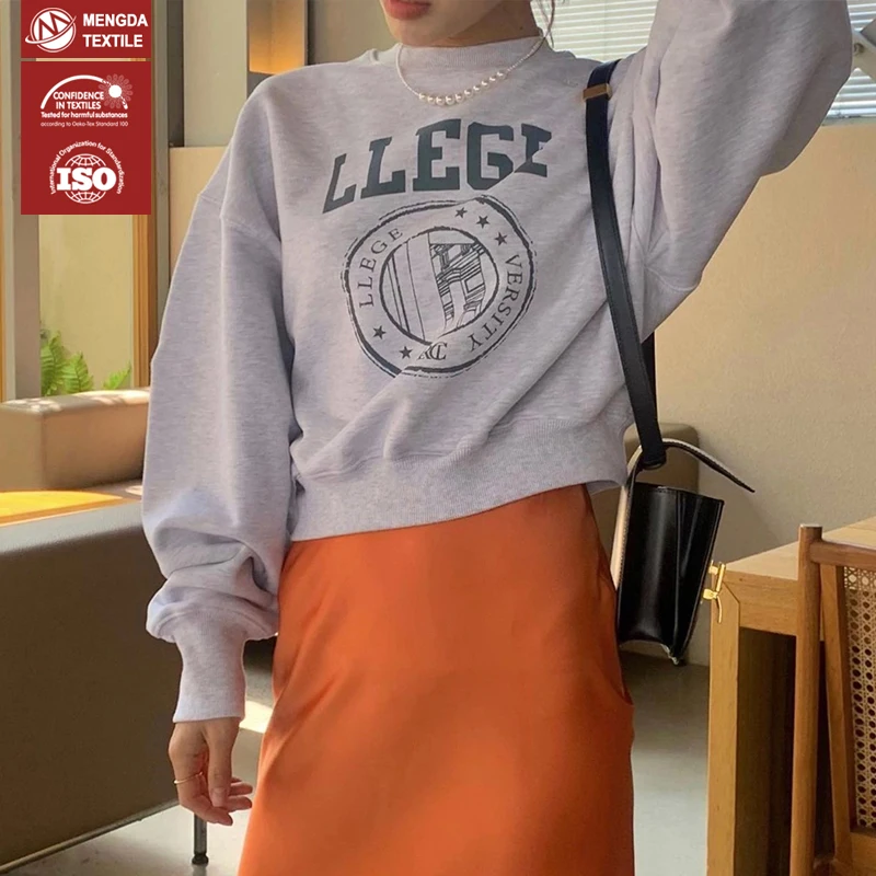 Толстовка с капюшоном из хлопка и полиэстера, 32s