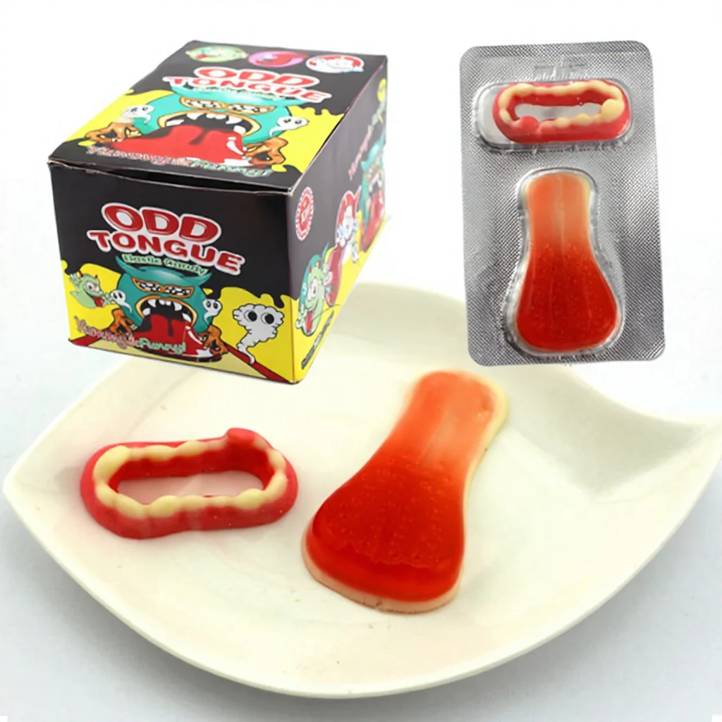 Devil Tongue Soft Gummy Candy - Fruity Chewy Candy in Box | Multi