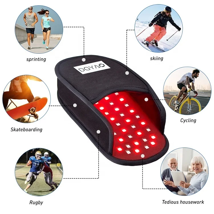 DGYAO Wearable Devices Near Infrared LED Infrared for Foot Feet Pain Relief Red Light Therapy Devices for Body