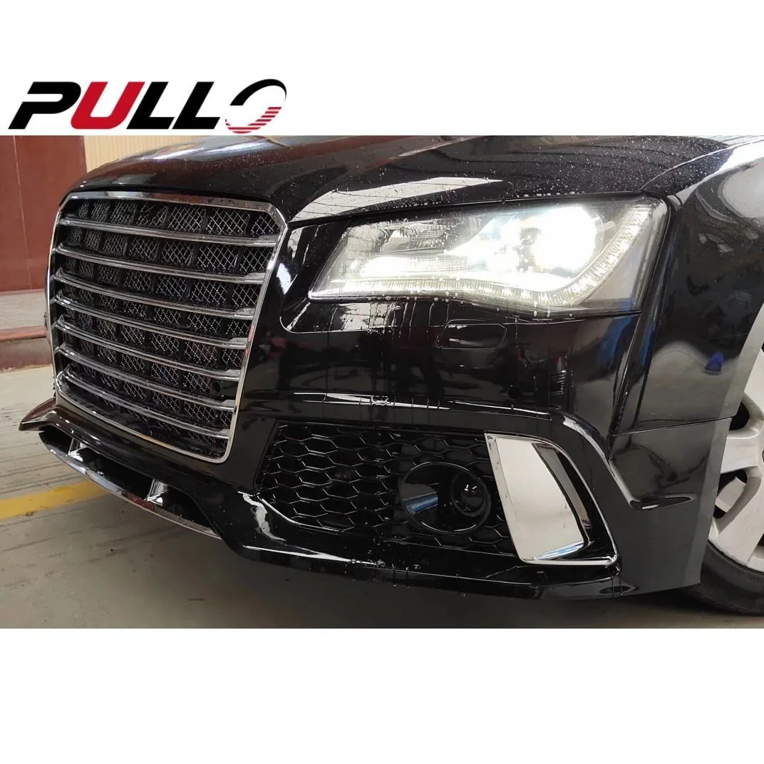 高品質PP素材製ボディキット A8 D4 改造RS8モデル用 フロントバンパー