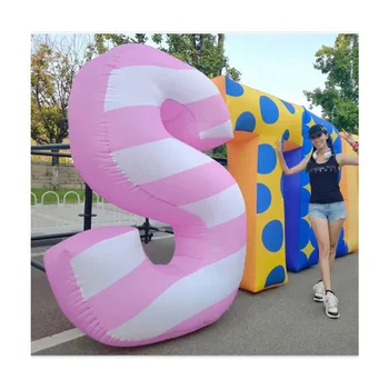 Factory production   Large Inflatable Letter,Originality Inflatable Cartoon Monogram For Promotion