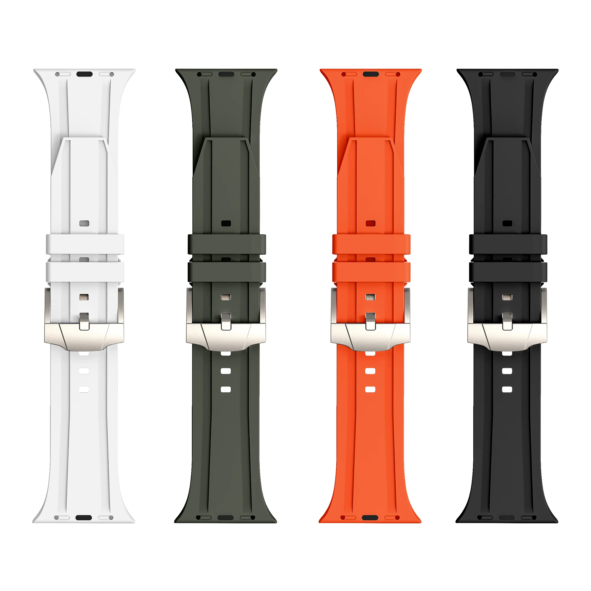 Ryb Sport Fkm Fluoroelastomer Watch Band For Apple Watch Ultra 49mm