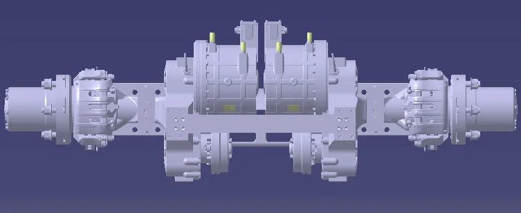 Brogen 60kw Integrated Electric Motor for 2.5T EV Trucks