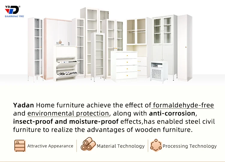 Formaldehyde Free Home Storage Organize Steel Chest Of Dressers 6 Drawers Bedroom