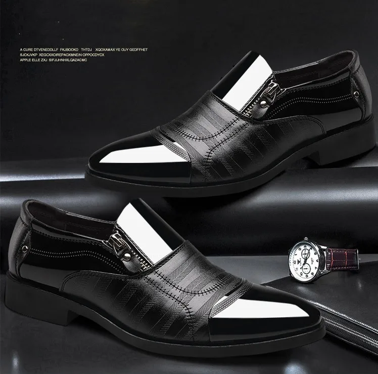 2021 New Office Party Dress Formal Dress Shoes Men's Leather Shoes ...