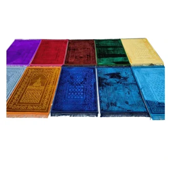 wholesale custom shape multi assorted colors muslim islamic sejadah prayer mat