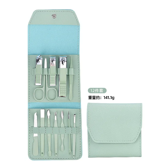 Low price High Quality Professional Nail Clippers Kit Pedicure Care Tools- Stainless Steel Women Manicure & Pedicure Set