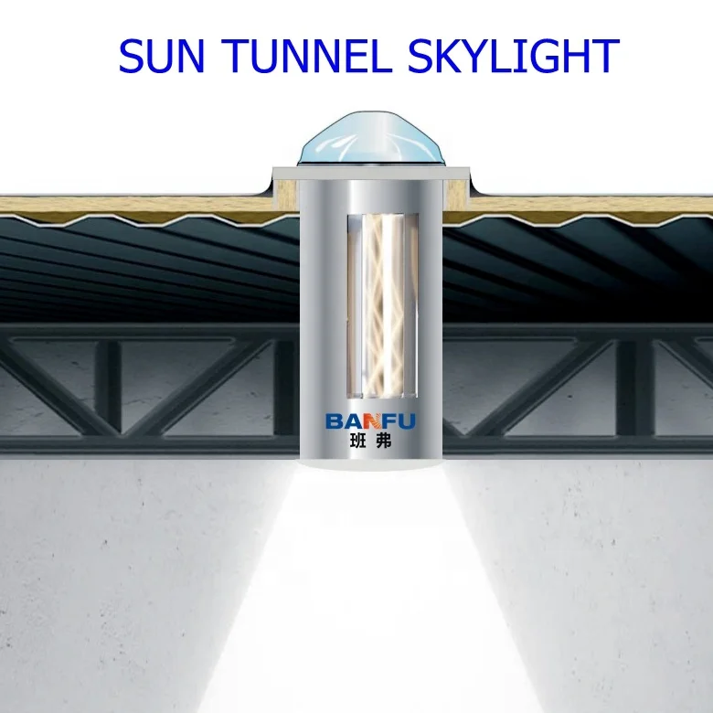 Factory Price Roof Window  Heat Proof Tubular Skylight for Workshop High Quality Sun Tunnel  Roof windows