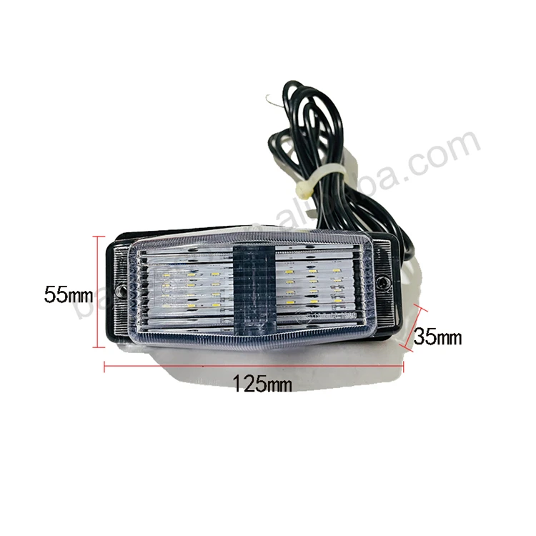AMBER DOUBLE BURNER / Pole Marker LED Light Lamps X2 Retro For DAF Truck Lorry £15.73 - PicClick UK
