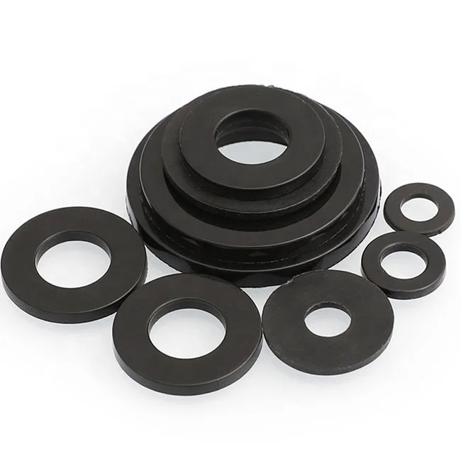 Round Delrin Washer Rubber Insulation Pom Washers Thick Plastic For
