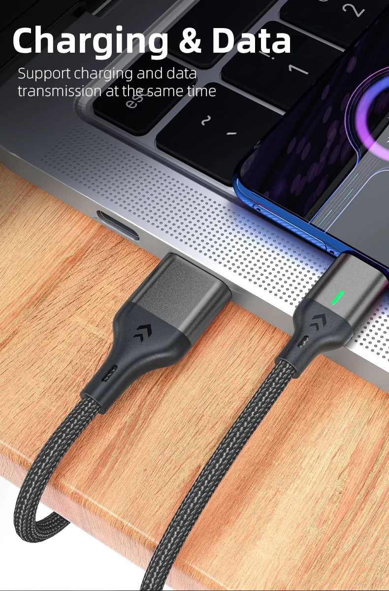 New Arrivals 3a Charging Cable Typec Micro Usb 3 In 1 Data