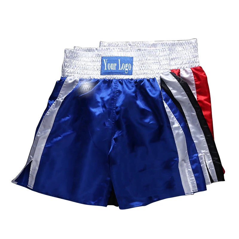 KIUY Fight Sanda Shorts de Boxe MMA Muay Thai Shorts Match Shorts de Boxe Cage Fighting Training Suit pour Hommes et Femmes 
