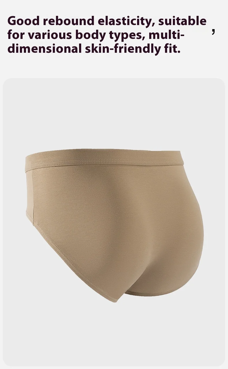 New Arrival Men's Underwear Breathable  Antibacterial Cotton Men's Boxer Briefs Cotton Men's Underpants Custom OEM Supplier