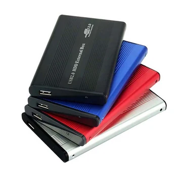 2.5 Inch USB 2.0 External Hard Drive Case IDE HDD SSD  Disk External Enclosure Case