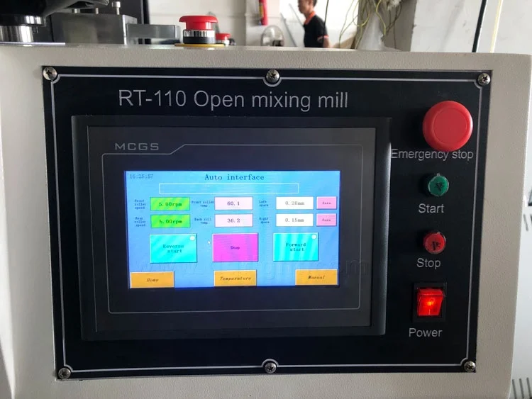 New Customizable Two Drum Lab Plastic Rubber Two Roll Mill Machine