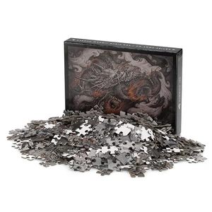 Custom Puzzle National Wind Dragon Totem 100 500 1000 Pieces Custom Paper Puzzle Adult