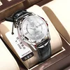 12 Leather Strap silver