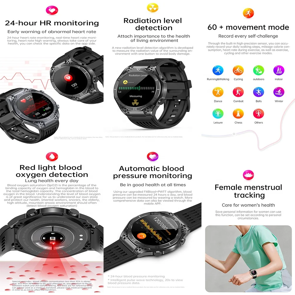 Smartwatch AMOLED Smart Wrist Watch Call Storage Touch Lcd Color Screen Oled Display Ip68 Waterproof Smart Watch