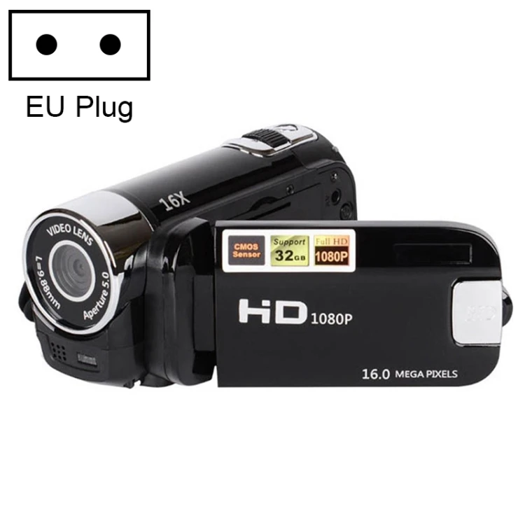 16X Digital Zoom HD Camera with 16MP for Travel - Ideal Mini