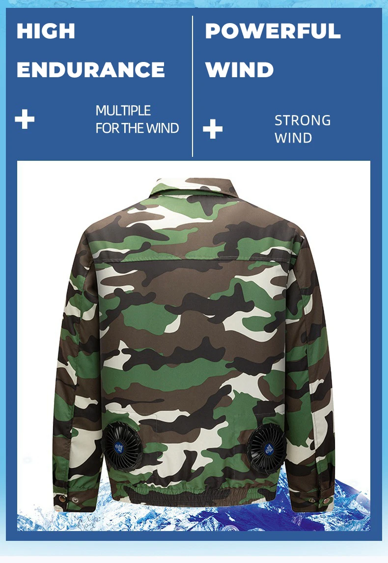 2023 Summer New Outdoor Work Air Conditioning Suit Cooling Clothing