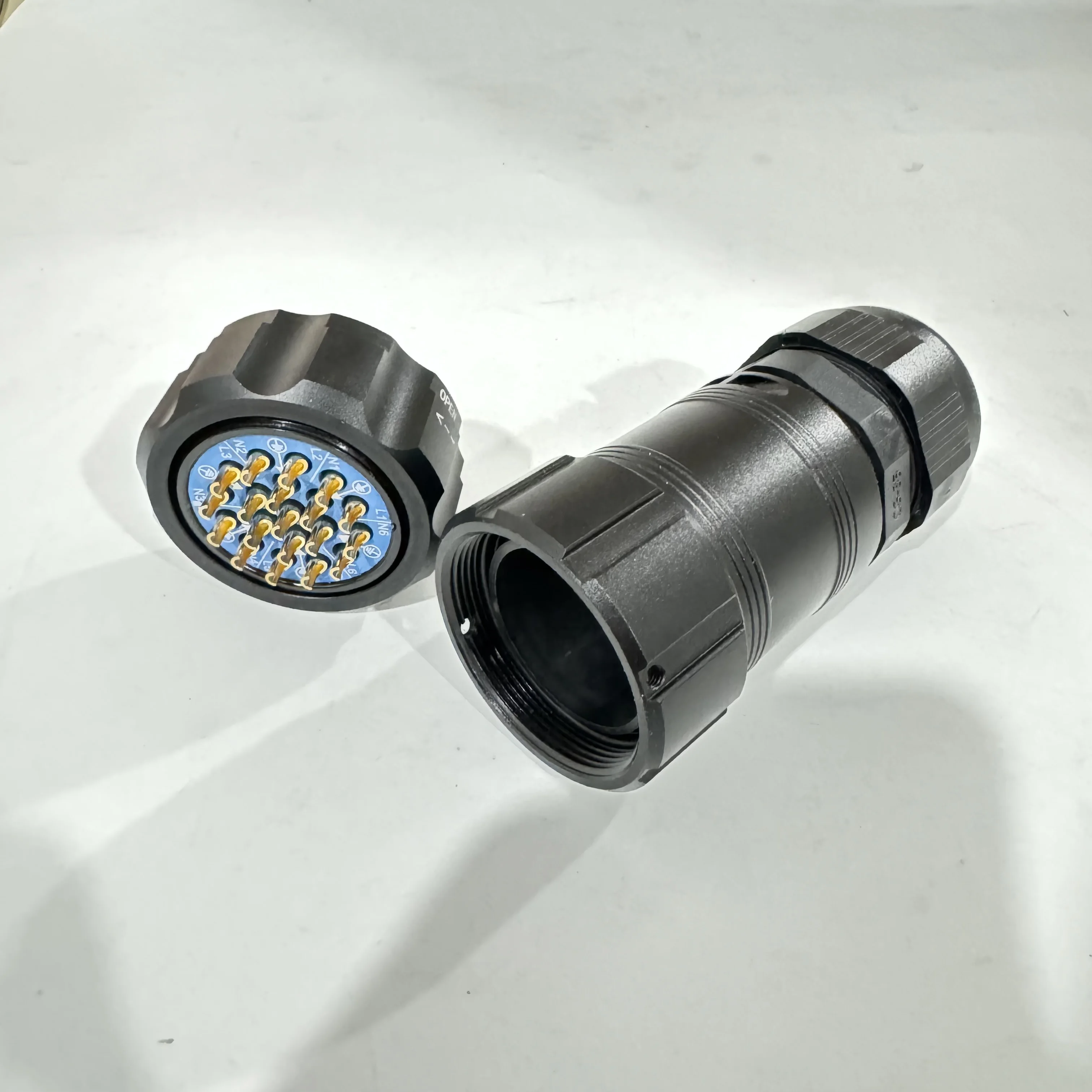 Socapex 19 Pin Connector Multipin Male Cable Mount Plug