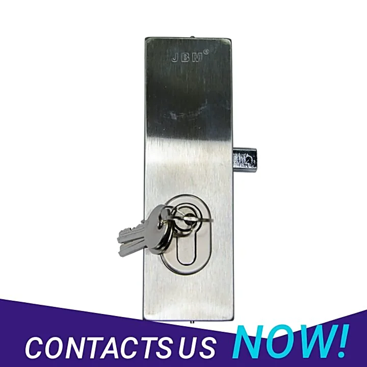 Glass Door Accessories Hinge Lock Stainless Steel Ground Lock Bathroom