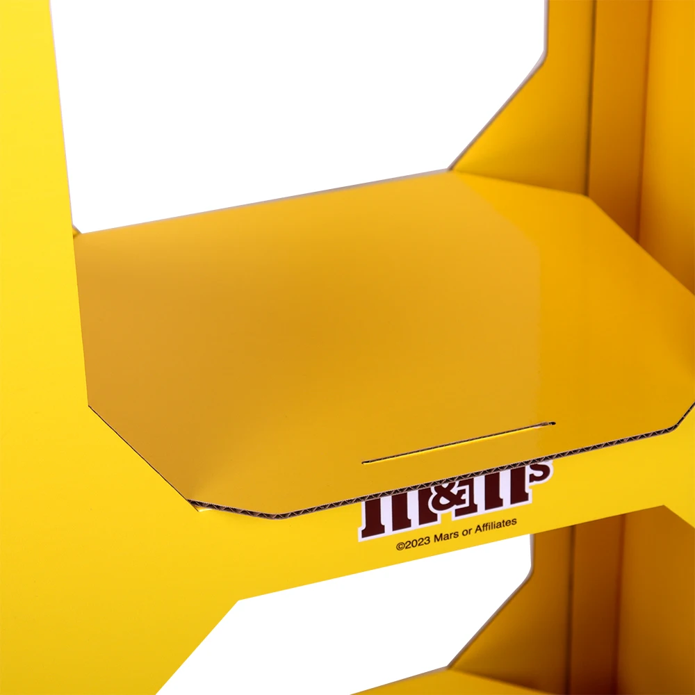 Custom Designed Foldable Cardboard Pop-Up Display Stand for Shopping Mall for Candy Snacks Promotion & Exhibitions