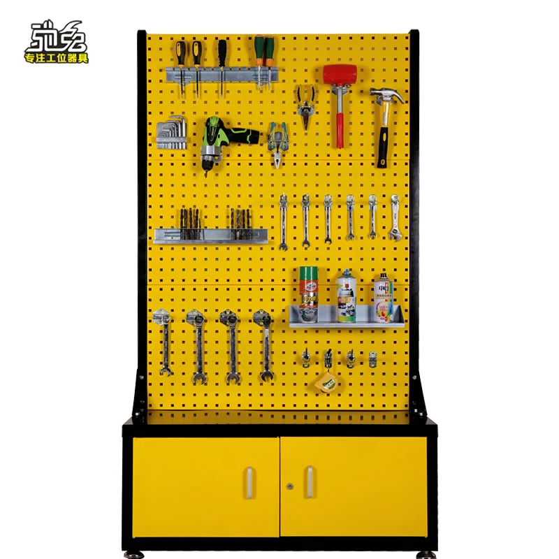 Hole Board Shelf Display Rack Auto Repair Tool Rack Workshop Tool Rack