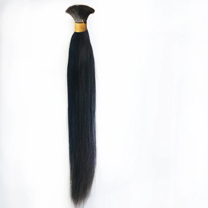 Capelli umani brasiliani lisci per trecce colore naturale_voghion.com