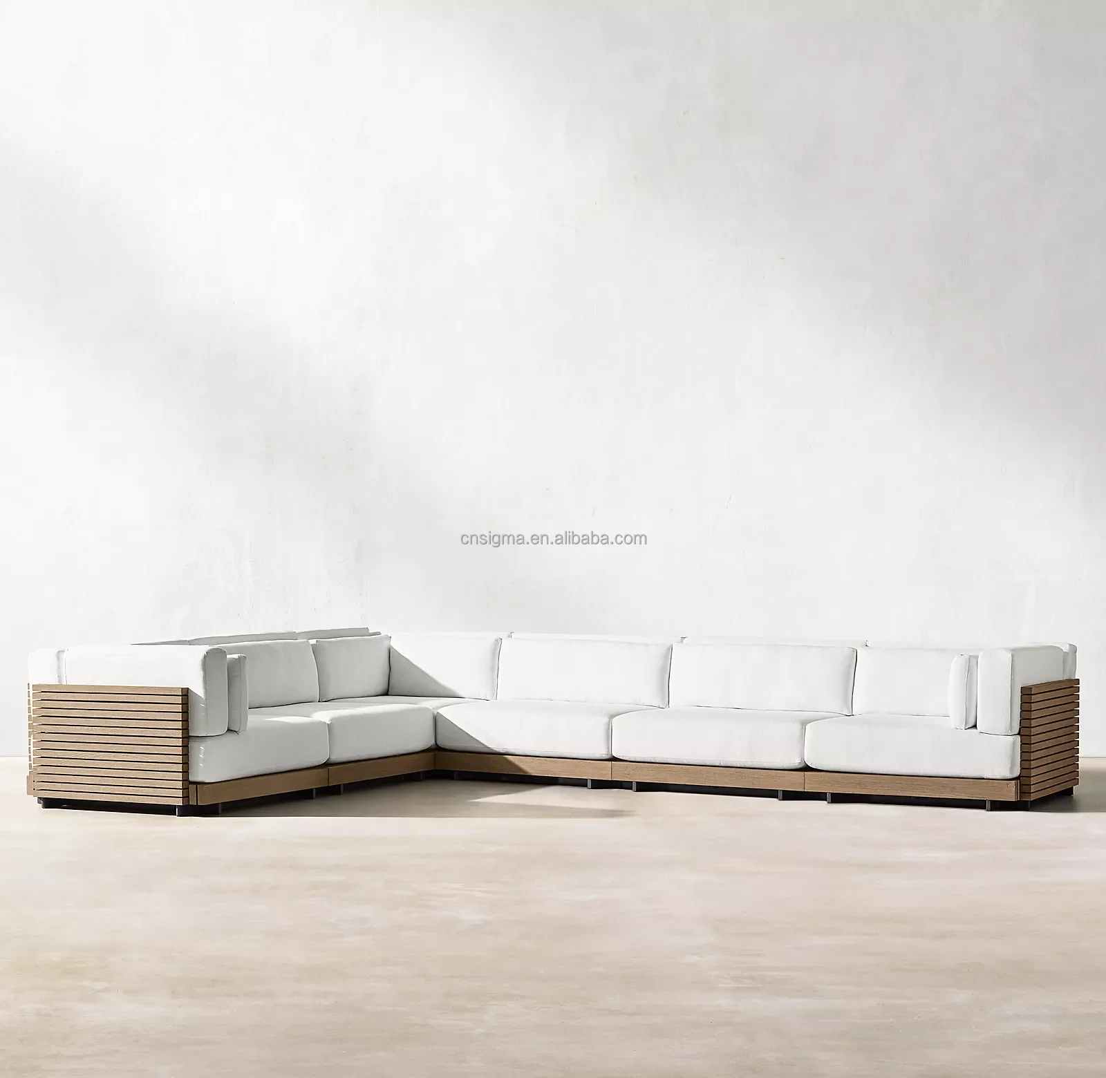 Myanmar Wooden Furniture Garden Set Deep Seating Design Solid Wood Teak