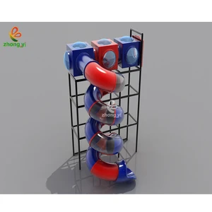 Tube Devil Donut Wave air Valcano Interactive Trumpet Drop Tube Slide Playground for Children Kids and Adults